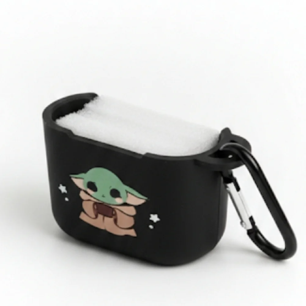 New Black AirPods Case with Baby Yoda Design